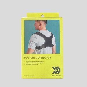 All in Motion Black Posture Support New In Box Never Used